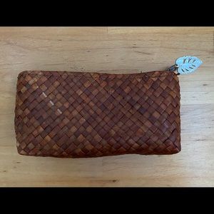 New Woven makeup bag